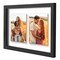Americanflat Floating Collage Frame - Displays Two Photos with Floating Effect - Shatter Resistant Glass - Hanging Hardware for Horizontal or Verticle Display